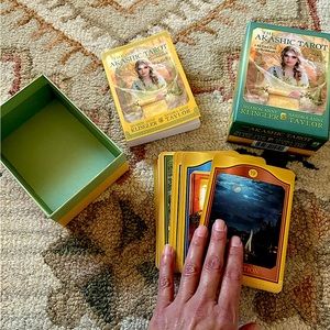 The Akashic Tarot Deck. New Never been used. Fresh deck with guidebook